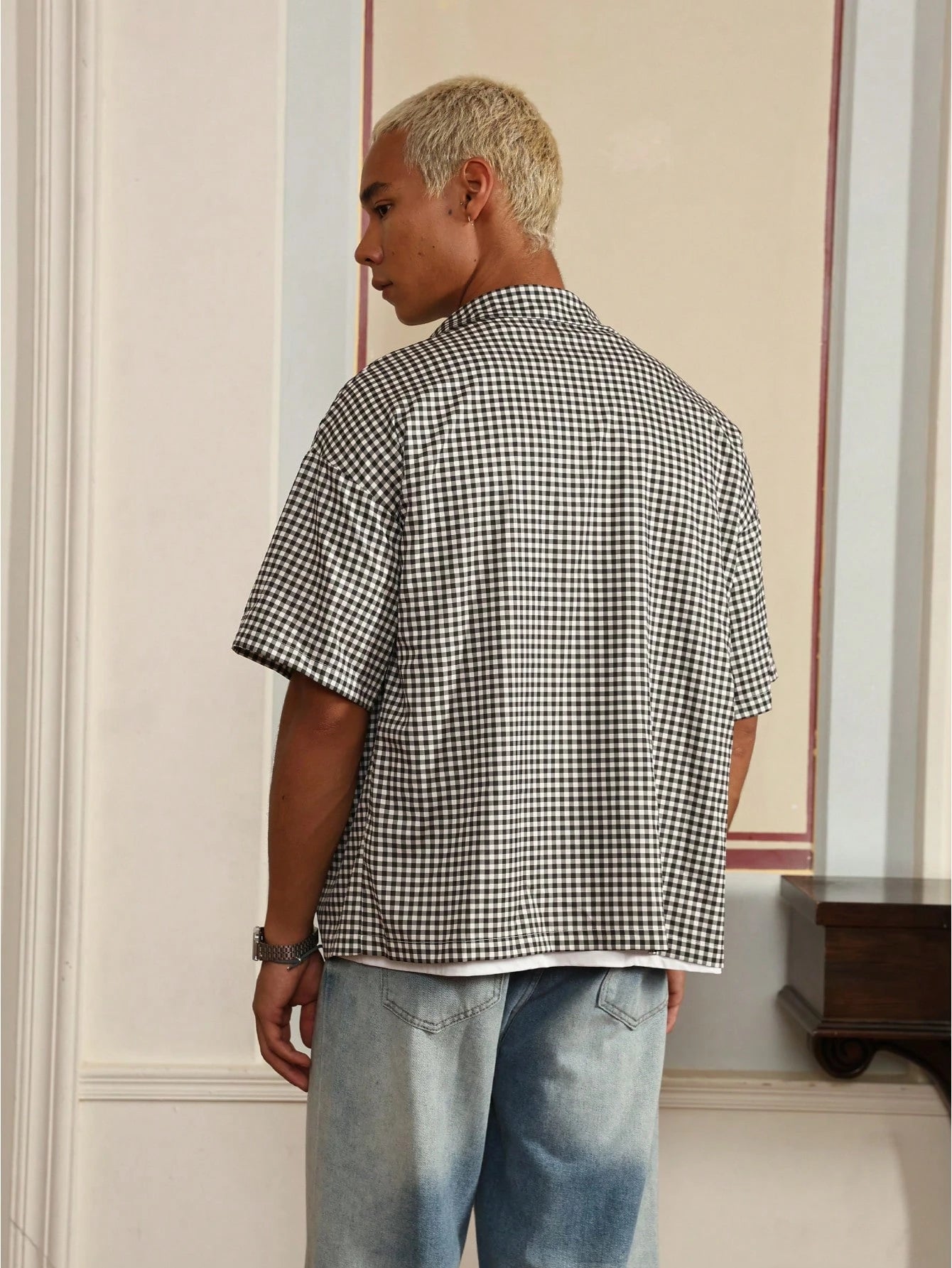 Men'S Casual Plaid Shirt