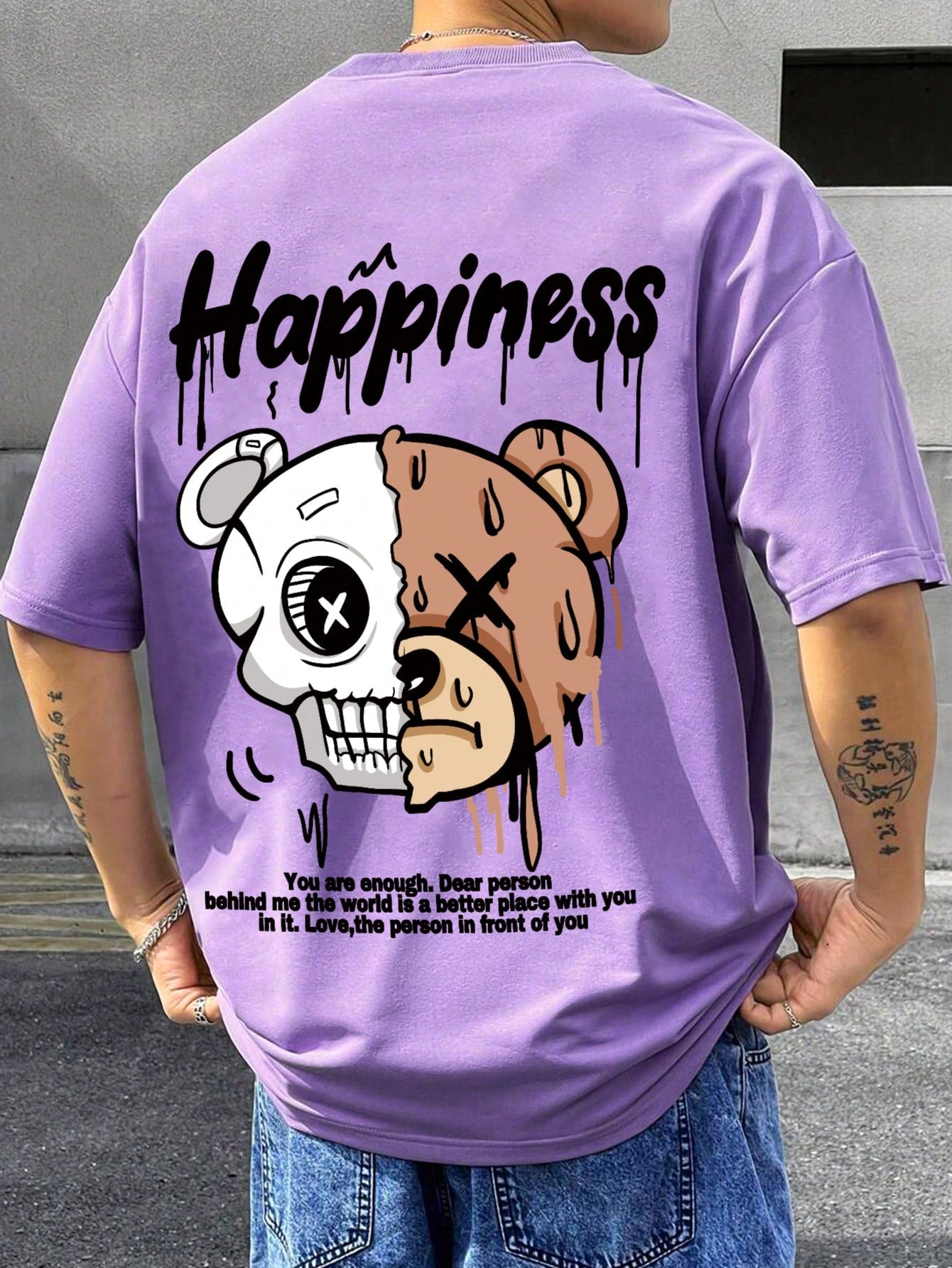 Mens Cartoon Graphic Tee