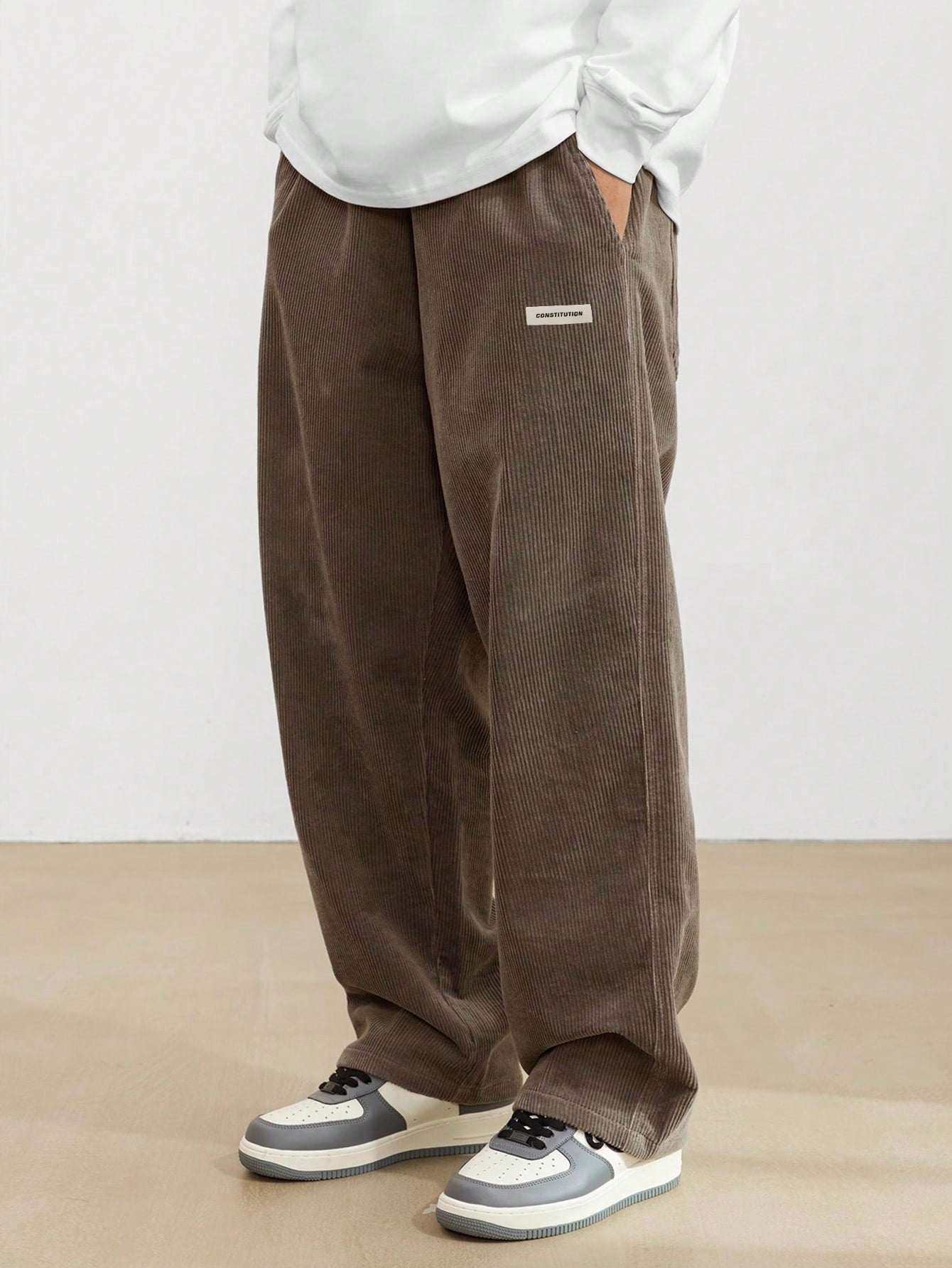 Manfinity Hypemode Manfinity Streetrush Men'S Solid Color Casual Everyday Trousers Mens Streetwear Pants Streetwear Pants Streetwear Men Pants Streetwear Sweatpants Men S Street Wear Pants,Boy Friend Gifts,Streetwear Men