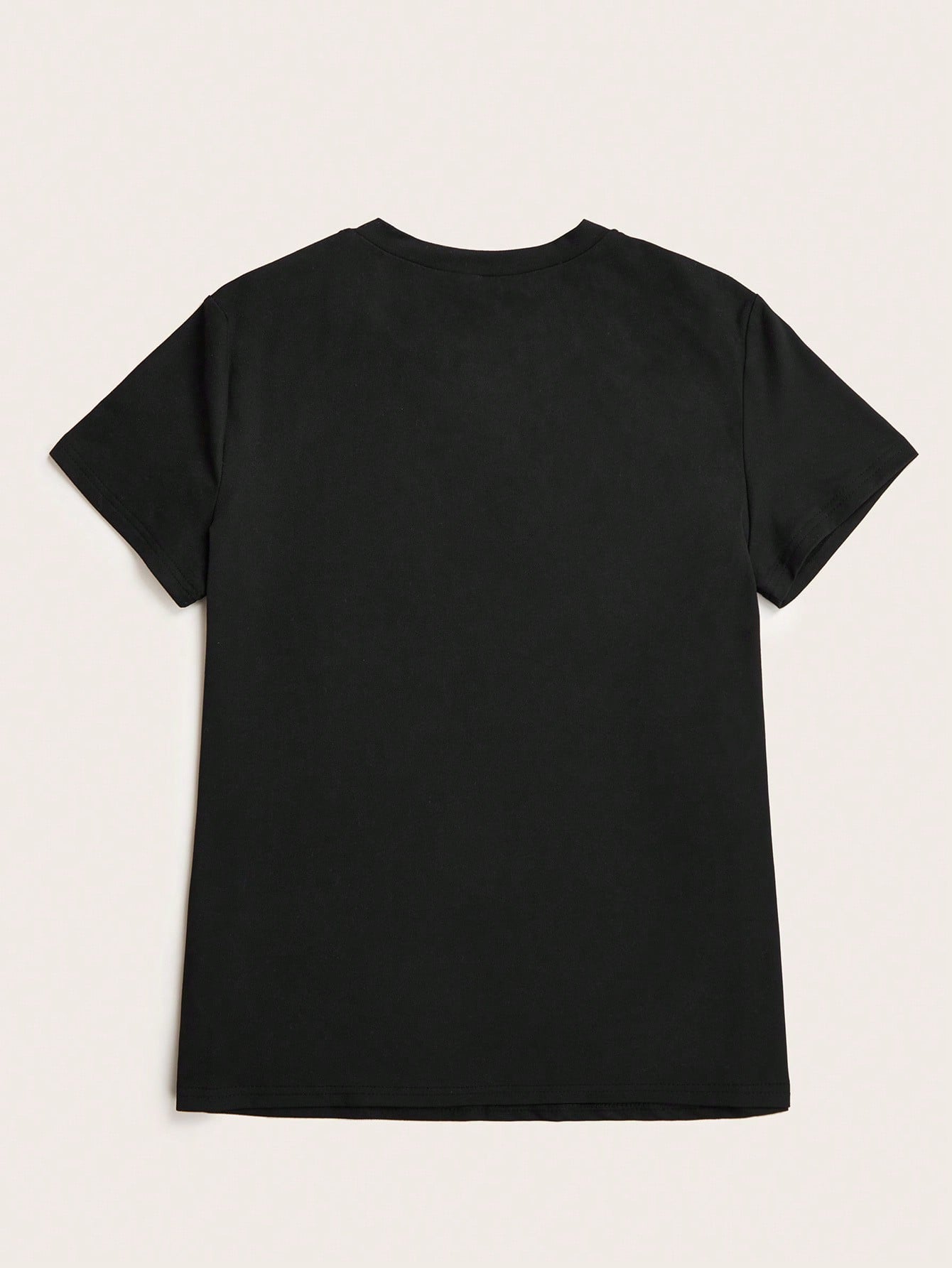 INAWLY Street Style Portrait Print Casual Knit Pullover Crew Neck Short Sleeve T-Shirt, Unisex