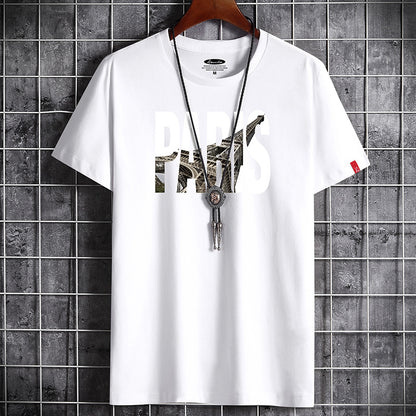 Men'S Summer Korean Style Trendy Loose Casual Short Sleeve