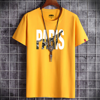 Men'S Summer Korean Style Trendy Loose Casual Short Sleeve