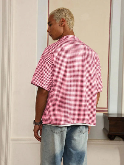 Men'S Casual Plaid Shirt