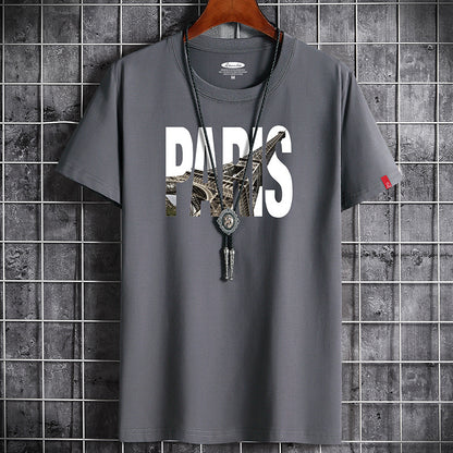 Men'S Summer Korean Style Trendy Loose Casual Short Sleeve