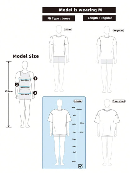 Mens Cartoon Graphic Tee