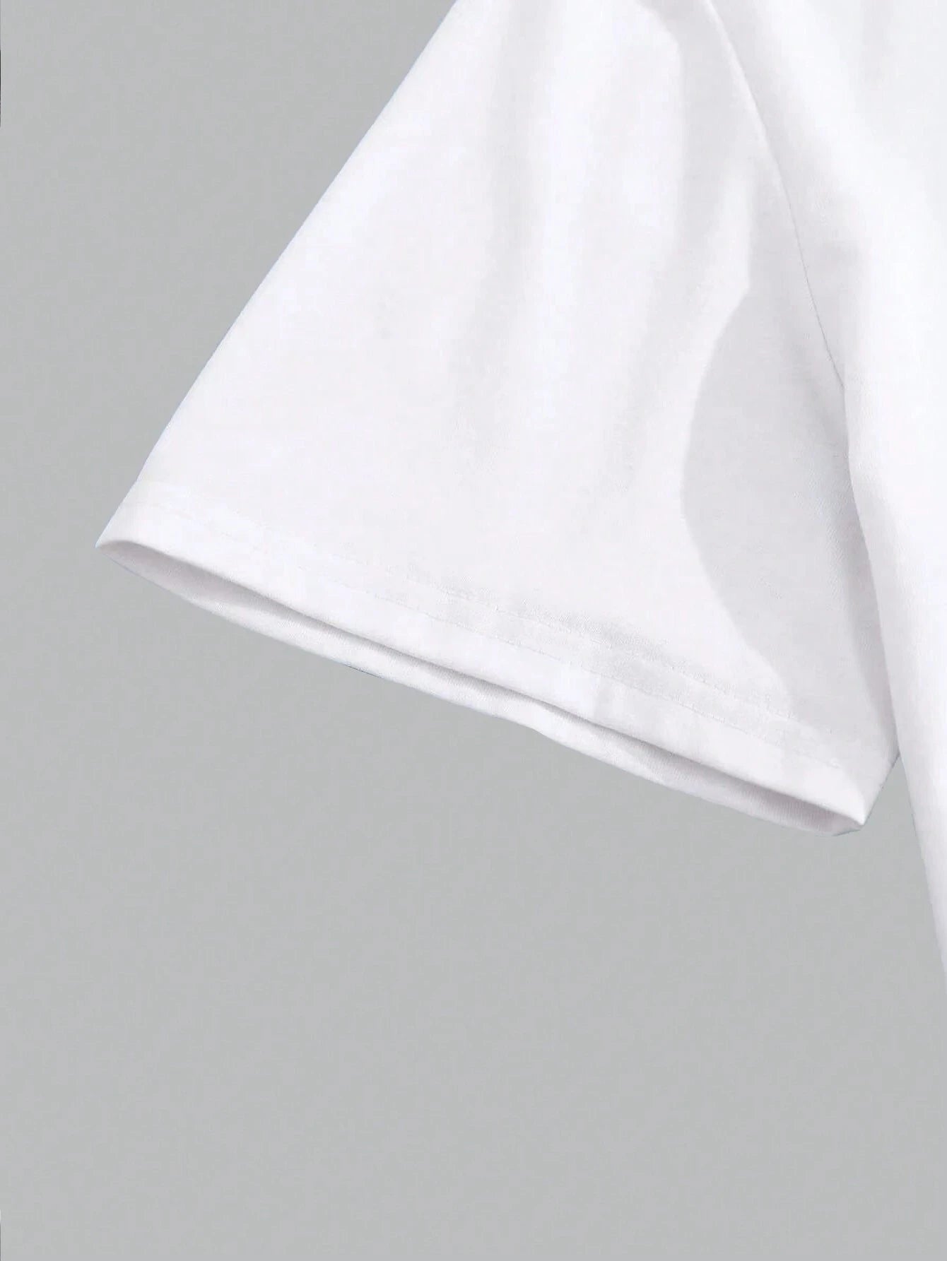 Men'S Letter & Dragon Print round Neck Casual Commuting T-Shirt