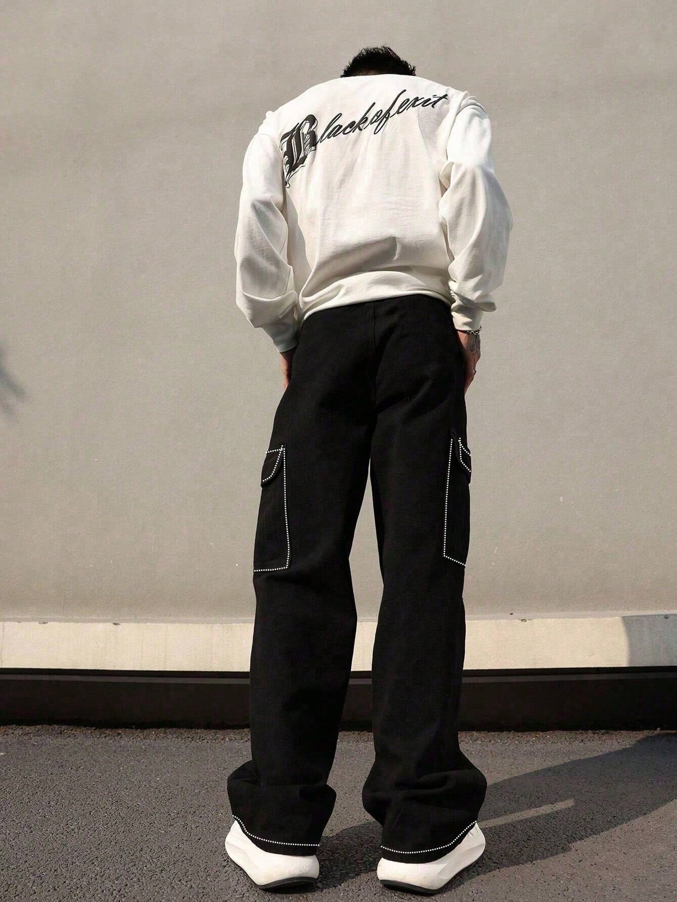 Mens Loose Fit Cargo Pants