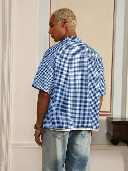 Men'S Casual Plaid Shirt